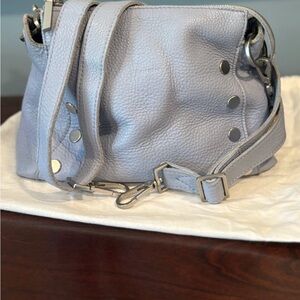 Elegant Hammitt Light Blue/Periwinkle Leather Crossbody Bag